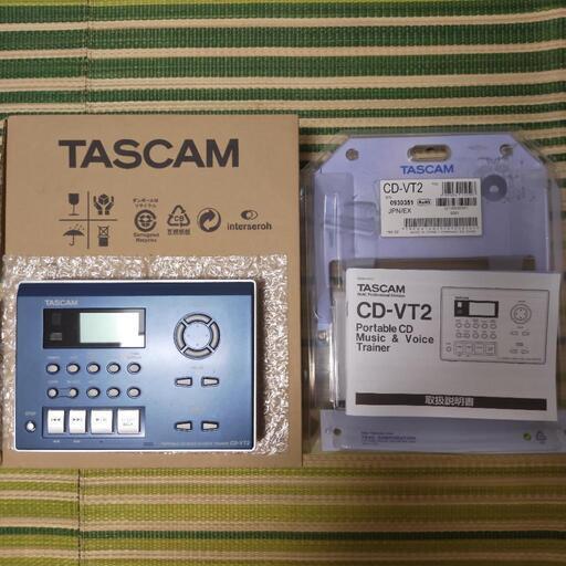 CD-VT2\n\nポータブル ＣＤ ミュージック ＆ ボイストレーナー\n\n