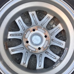 155/65R13スタッドレスタイヤホイール４本セットの画像