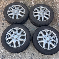 155/65R13スタッドレスタイヤホイール４本セットの画像
