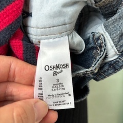 オーバーオールと長袖のセット　サイズ3monthsの画像