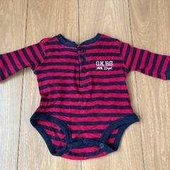 オーバーオールと長袖のセット　サイズ3monthsの画像