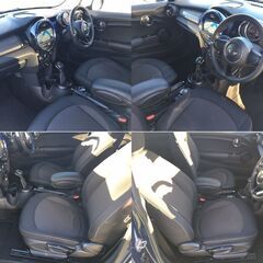 MINI　ディーラー車検・整備人気ツートン　F56　ミニクーパー　ガソリン　車検R7年8月28まで・ナビ・バックカメラ・前後ドラレコ・ＥＴＣの画像