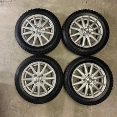 商談中 美品 155/65R14 アルミホイールタイヤセット