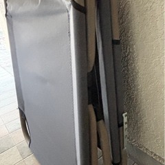値下げ↓未使用◆折りたたみ簡易ベッド◆三つ折り◆リクライニングの画像