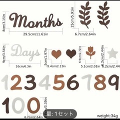 【新品】月齢フォト　バナーセットの画像