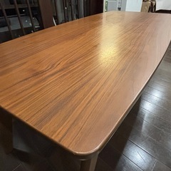 ニトリ　センターテーブル　120cm マガジンラック付きの画像