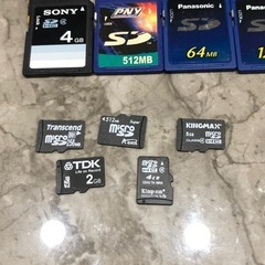 まとめ売り★SDカード・microSDカードの画像