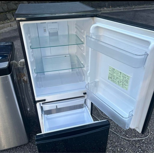 【一人暮らし2点セット！】配達可❗️洗濯機、冷蔵庫、単身！　美品　ブラック