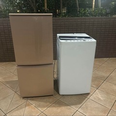 一人暮らし2点セット！】配達可❗️洗濯機、冷蔵庫、単身！ 美品