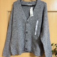 【決定しました】新品未使用品‼️GU カーディガン(グレー)