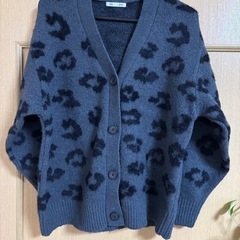 【決定しました】超美品‼️GU カーディガン(ヒョウ柄)