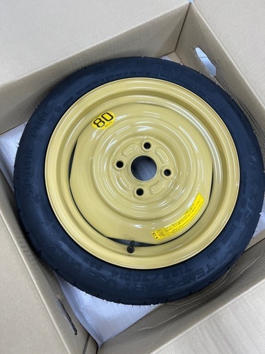 新品スペアタイヤ(購入したて、開封のみ)