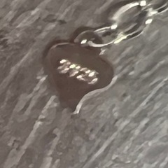 シルバー925 ネックレス 約20cm ハート型