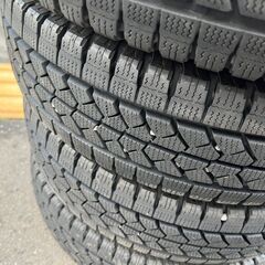  バリ山！ ブリヂストン BLIZZAK ブリザック VL1 165R13 LT 6PR 22年製 13インチ スタッドレスタイヤ 4本セット ９分山 T-1532 リサイクルショップ札幌 買取本舗 西野店の画像