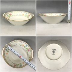 🌏🌏🌏KF4/46　Noritake ノリタケ 食器 まとめて20点 食器 プレート 取り皿 大皿 洋食器 花柄 ブランド食器 バックスタンプ■🌏🌏🌏の画像