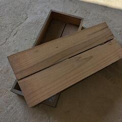 木箱2つセットの画像