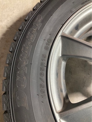 195/65R15　美品　スタッドレスタイヤ　ホイールセット　