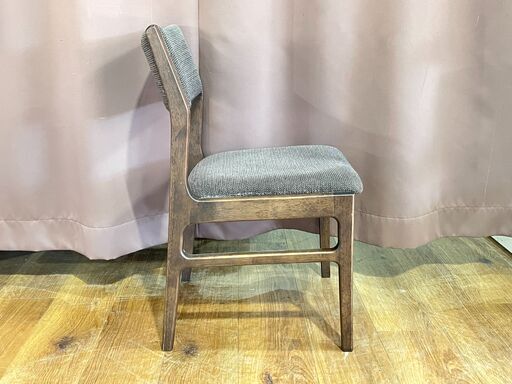 家具 生活家具 ｶﾘﾓｸ60+　アームレスダイニングチェア　ダークブラウン