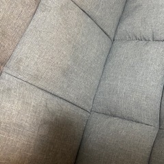 グレー　ソファー　布　お洒落　3人掛け　の画像