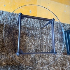 アクリルテーブル　クリア【市内配送可能】【札幌　清田区　店頭引取可】の画像