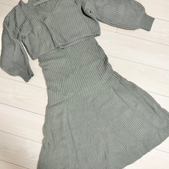 ニットマーメイドワンピース