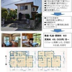 古家貸します(DIY可)