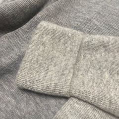【美品】Apuweiser-riche グレー フード付きニットカーディガンの画像