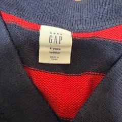 GAP カーディガン　4y ①の画像