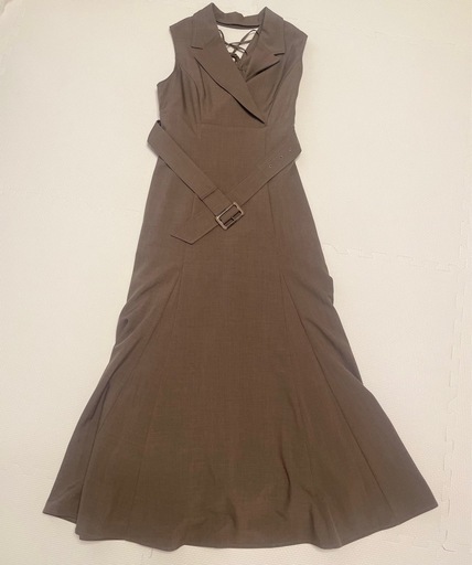 【美品】And Couture ワンピース　カーキ　M