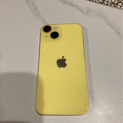 iPhone14 本体　イエロー　美品