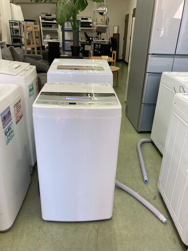 【リサイクルショップ　ピカソ　小松原】★分解洗浄済み★AQUA アクア 洗濯4.5kg 全自動洗濯機 2017年製 AQW-S45E★8346★