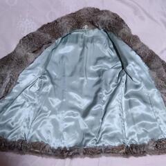 毛皮コート　ミドル丈の画像