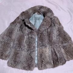 毛皮コート　ミドル丈
