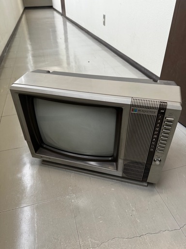 動作確認済み　ブラウン管テレビ　昭和レトロ　アンティーク