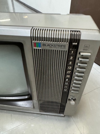 動作確認済み　ブラウン管テレビ　昭和レトロ　アンティーク