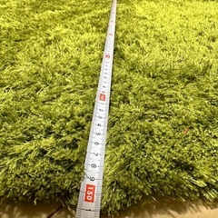 ラグ　カーペット　円形　150cm グリーン　の画像