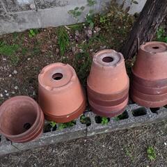 USED　素焼き植木鉢【引取限定】