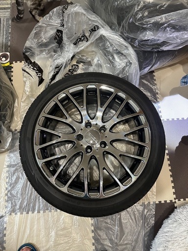 1本2万円！18インチ メッキホイール 