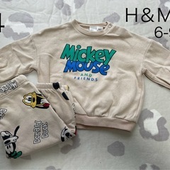H＆M ディズニー セットアップ パジャマ 70 75