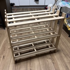 取引中【自作】木製のラック棚