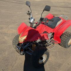 近郊配送無料★動作確認済★四輪バギー ATV バック セル付 110cc サントレックス製 デザートホース ミニカー登録 北海道 十勝 帯広 道東 中華の画像