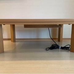 ニトリ 高さを変えられる 2way リビング こたつ テーブル ナチュラル