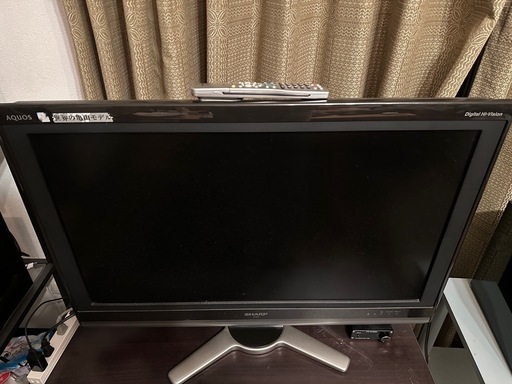 【※引き渡し先確定】 SHARP シャープ AQUOS アクオス LC-32DE5-B 液晶テレビ 32V型 ブラック 2010年製 【大型】