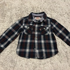 子供服 EDWIN 長袖シャツ 厚手 100cm