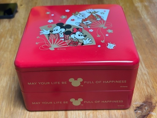 ディズニー重箱 ミッキー&ミニードナルド&デイジーディズニー☆重箱二段おせち④ (はい