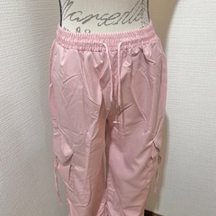 カーゴパンツ　レディース　ピンク　カジュアル　ストリー　美脚　3XL の画像