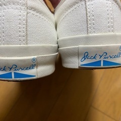 コンバース ジャックパーセル レディース24.5cm 白　の画像
