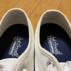 コンバース ジャックパーセル レディース24.5cm 白　の画像