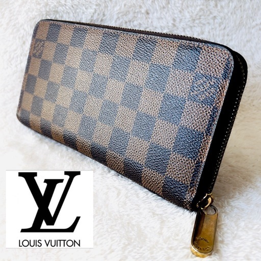 【極美品】ルイヴィトン ダミエ エベヌ ジッピーウォレット 長財布