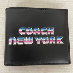 【COACH】 《未使用》 コーチ 二つ折り財布 メンズ ウィズ...